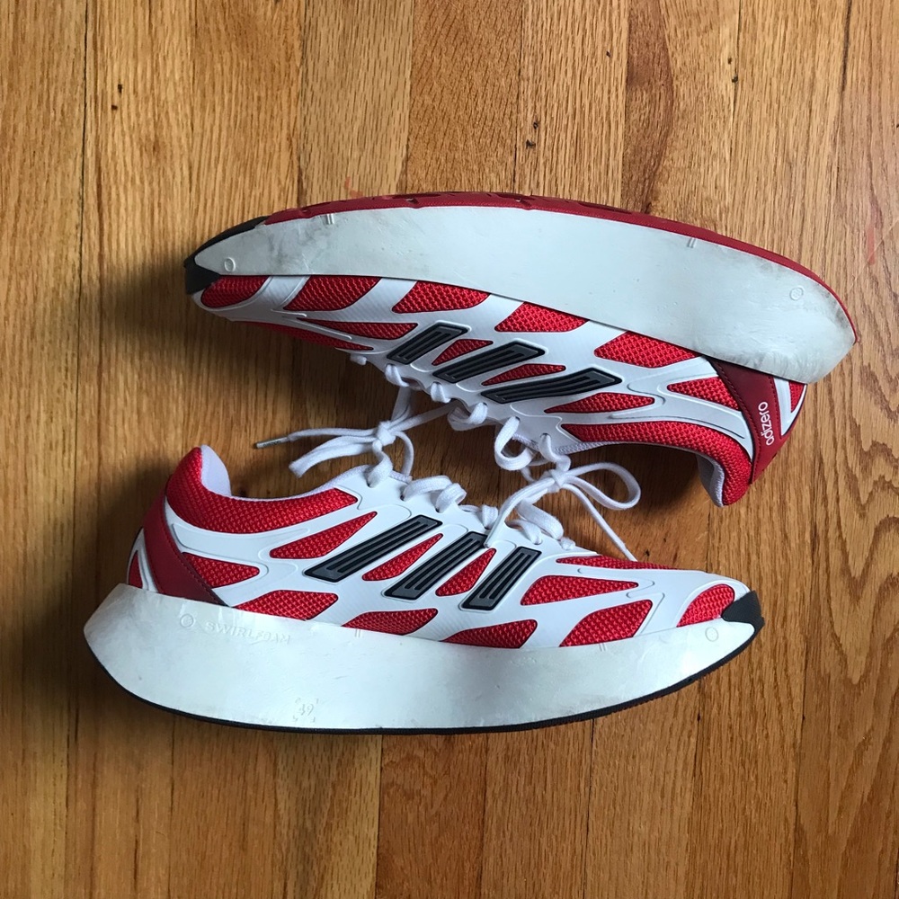 adidas Aruku Adizero Red White Men's Athletic Running Shoes 11